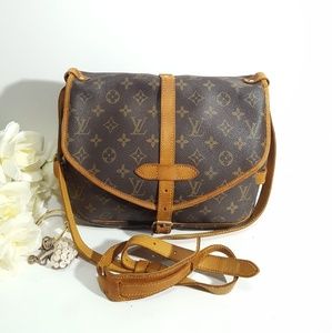 Authentic Louis Vuitton Saumur 30